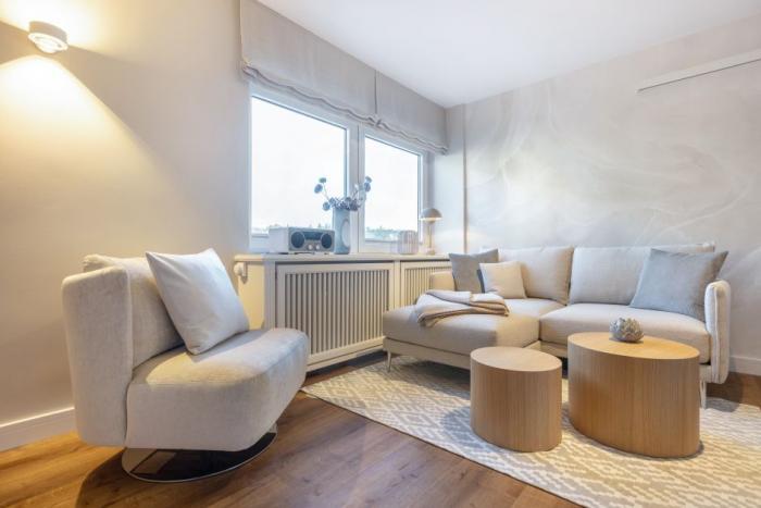 Appartement-Vermietung Bals - Hus Apenrade - Apenrader Straße 16 | 3 Aarhus | Sylt | Westerland, 2-Zimmer-OG-Wohnung für 2 Personen mit 1 Schlafzimmer, 1 Badezimmer, ca. 45 m2