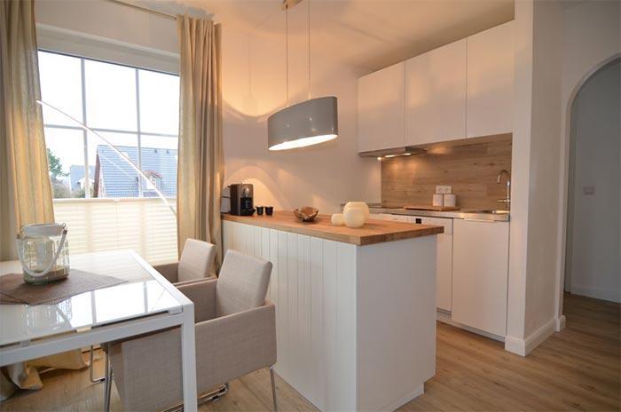 Appartement-Vermietung Bals -  - Kolberger Straße 22 | Wohnung 8 | Sylt | Westerland, 2-Zimmer-OG-Wohnung  | Maisonette für 2 Personen mit 1 Schlafzimmer, 1 Badezimmer, ca. 55 m2