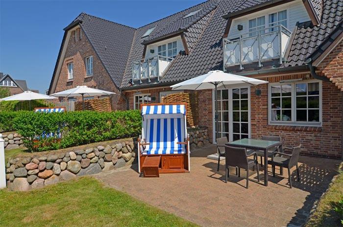 Appartement-Vermietung Bals - Residenz Meeresrauschen - Steinmannstraße 49 | 3 Kon Tiki | Sylt | Westerland, 3-Zimmer-EG-Wohnung  | Maisonette für 4 Personen mit 2 Schlafzimmer, 1 Badezimmer, Gäste WC, ca. 69 m2