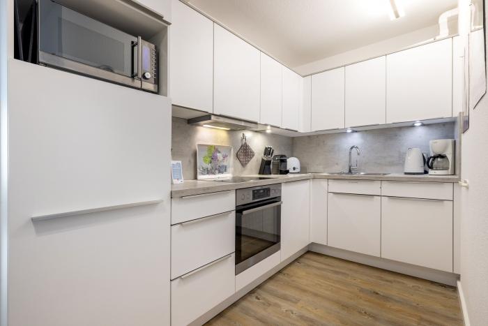 Appartement-Vermietung Bals - Haus Atrium - Steinmannstraße 16 | Wohnung 6 | Sylt | Westerland, 3-Zimmer-EG-Wohnung  | Maisonette für 4 Personen mit 2 Schlafzimmer, 1 Badezimmer, Gäste WC, ca. 70 m2