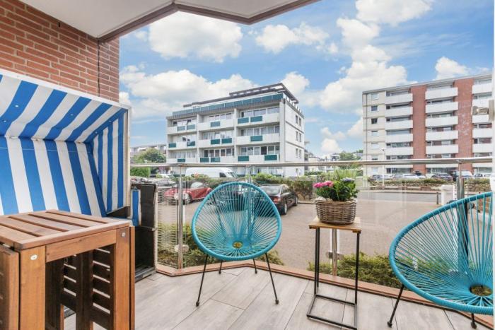 Appartement-Vermietung Bals - Haus Atrium - Steinmannstraße 16 | Wohnung 8 Beachhouse | Sylt | Westerland, 3-Zimmer-EG-Wohnung  | Maisonette für 4 Personen mit 2 Schlafzimmer, 1 Badezimmer, ca. 71 m2