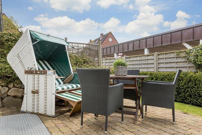 Appartement-Vermietung Bals - Haus Merrit - Wenningstedter Weg 81 | Hausteil 2 | Sylt | Westerland, Hausteil für 4 Personen mit 2 Schlafzimmer, 2 Badezimmer, Gäste WC, ca. 99 m2