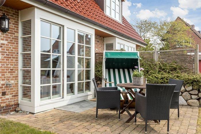 Appartement-Vermietung Bals - Haus Merrit - Wenningstedter Weg 81 | Hausteil 2 | Sylt | Westerland, Hausteil für 4 Personen mit 2 Schlafzimmer, 2 Badezimmer, Gäste WC, ca. 99 m2