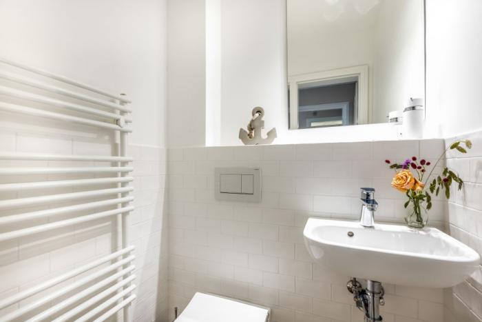 Appartement-Vermietung Bals - Friesenhaus Min Eilun - Hedigenwai 8 | Hausteil 1 | Sylt | Westerland, Hausteil unter Reet für 4 Personen mit 2 Schlafzimmer, 1 Badezimmer, Gäste WC, ca. 90 m2
