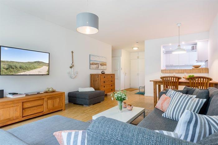 Appartement-Vermietung Bals -  - Deckerstraße 19-21 | Wohnung 11 | Sylt | Westerland, 2-Zimmer-EG-Wohnung für 2 Personen mit 1 Schlafzimmer, 1 Badezimmer, ca. 60 m2