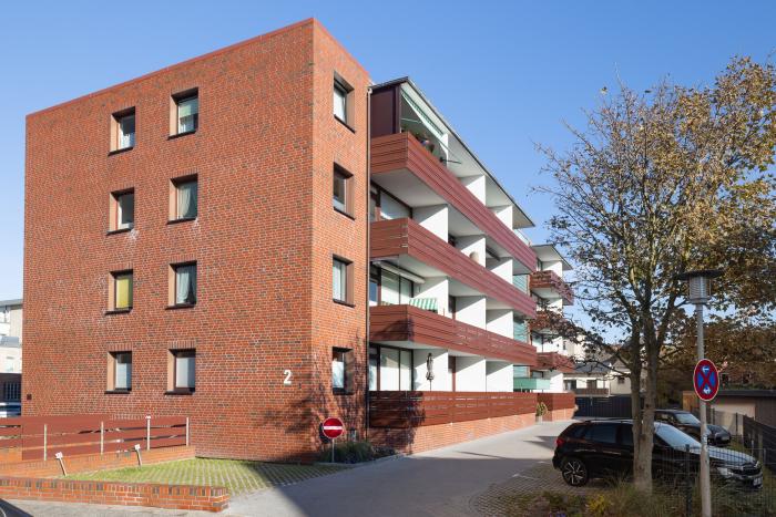 Appartement-Vermietung Bals -  - Klaus-Groth-Straße 2 | 15 Strandnest | Sylt | Westerland, 1-Zimmer-OG-Wohnung für 2 Personen, 1 Wohn-/Schlafzimmer, 1 Badezimmer, ca. 25 m2, Fahrstuhl im Haus