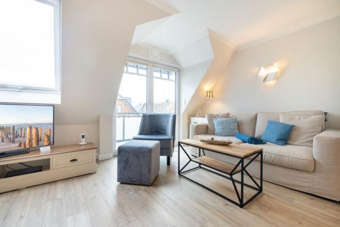 Appartement-Vermietung Bals -  - Bastianstraße 16 | Wohnung 3 | Sylt | Westerland, 3-Zimmer-OG-Wohnung  | Maisonette für 4 Personen mit 2 Schlafzimmer, 1 Badezimmer, Gäste WC, ca. 56 m2