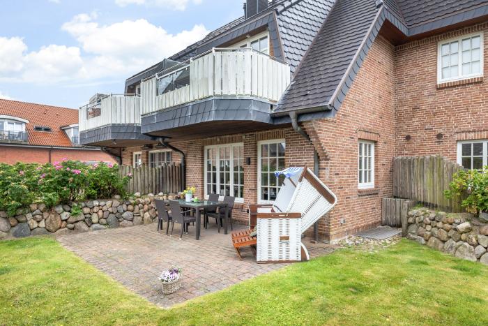 Appartement-Vermietung Bals - Haus Constantin - Osterweg 6c | 2 Wiesenvogel | Sylt | Wenningstedt, 3-Zimmer-EG-Wohnung  | Maisonette für 4 Personen mit 2 Schlafzimmer, 1 Badezimmer, Gäste WC, ca. 82 m2