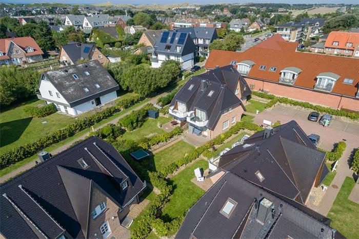 Appartement-Vermietung Bals - Haus Constantin - Osterweg 6c | 3 Wattvogel | Sylt | Wenningstedt, 3-Zimmer-OG-Wohnung  | Maisonette für 3 Personen mit 2 Schlafzimmer, 1 Badezimmer, ca. 60 m2