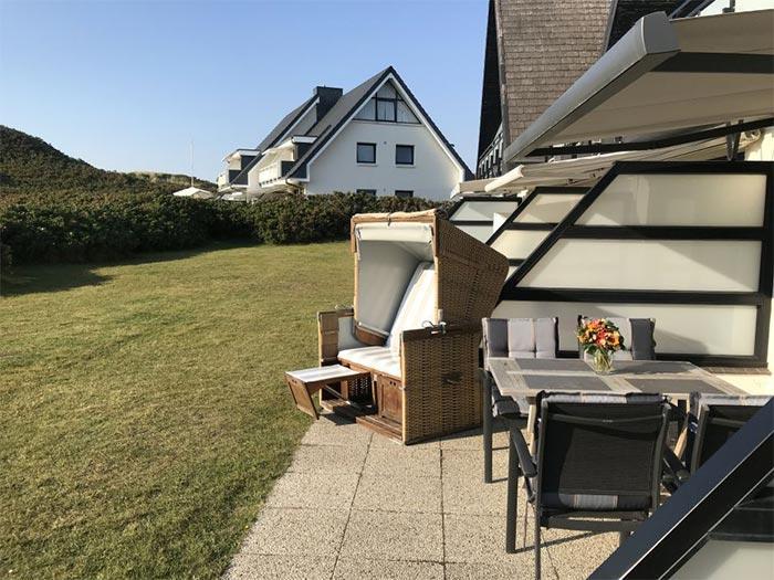 Appartement-Vermietung Bals -  - Seedüne 6c | Wohnung 5 | Sylt | Wenningstedt, 3-Zimmer-EG-Wohnung  | Maisonette für 4 Personen mit 2 Schlafzimmer, 2 Badezimmer, ca. 68 m2