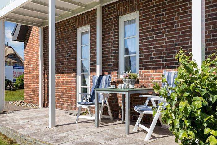 Appartement-Vermietung Bals - Landhaus Feldlerche - Horsatal 4 | Wohnung 2 | Sylt | Wenningstedt, 2-Zimmer-EG-Wohnung für 2 Personen mit 1 Schlafzimmer, 1 Badezimmer, ca. 45 m2