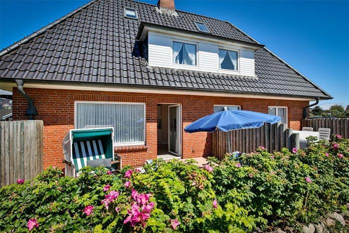 Appartement-Vermietung Bals - Strandhaus Feldlerche - Westerstraße 9 | Wohnung 2 | Sylt | Wenningstedt, 2-Zimmer-EG-Wohnung für 2 Personen mit 1 Schlafzimmer, 1 Badezimmer, ca. 52 m2