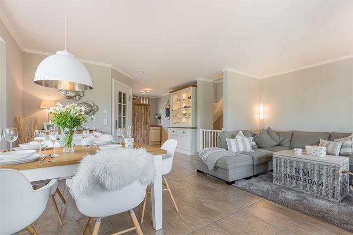 Appartement-Vermietung Bals -  - Friesenring 21 | 4 Kleines Friesenreich | Sylt | Wenningstedt, 3-Zimmer-EG-Wohnung  | Maisonette für 5 Personen mit 2 Schlafzimmer, 2 Badezimmer, ca. 90 m2