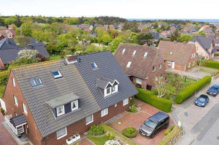 Appartement-Vermietung Bals - Hansen Hüs - Heideweg 20 | Wohnung 2 | Sylt | Westerland, 3-Zimmer-OG-Wohnung  | Maisonette für 4 Personen mit 2 Schlafzimmer, 3 Badezimmer, ca. 90 m2