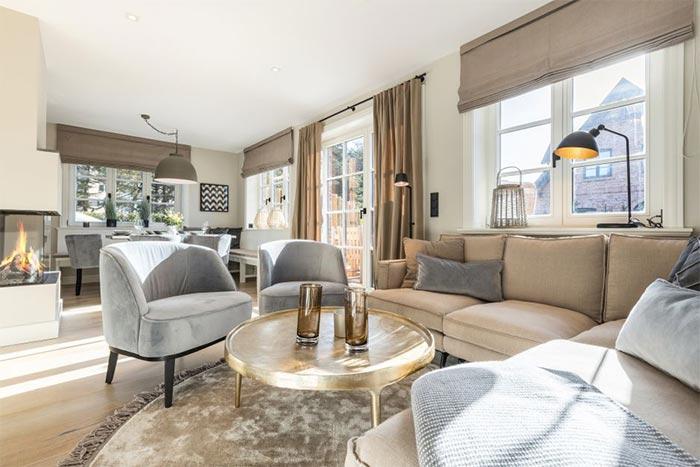 Appartement-Vermietung Bals -  - Norderstraße 73e | Sylt | Westerland, Doppelhaushälfte für 6 Personen mit 3 Schlafzimmer, 2 Badezimmer, Gäste WC, ca. 143 m2