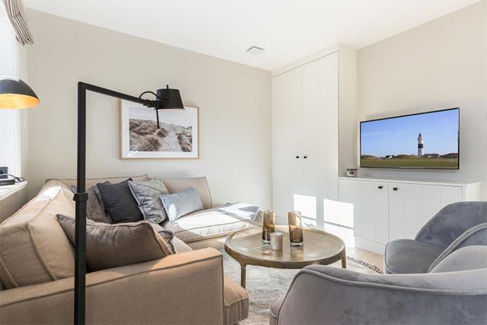 Appartement-Vermietung Bals -  - Norderstraße 73e | Sylt | Westerland, Doppelhaushälfte für 6 Personen mit 3 Schlafzimmer, 2 Badezimmer, Gäste WC, ca. 143 m2