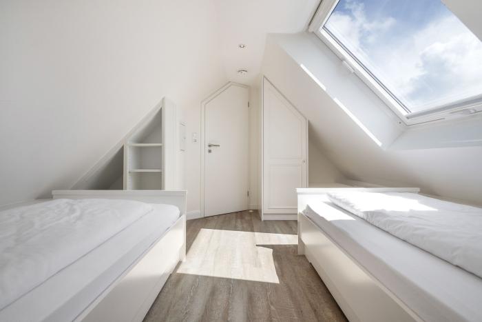 Appartement-Vermietung Bals -  - Hoogenkamp 32 | Wohnung 2 | Sylt | Westerland, 3-Zimmer-OG-Wohnung  | Maisonette für 4 Personen mit 2 Schlafzimmer, 1 Badezimmer, Gäste WC, ca. 77 m2