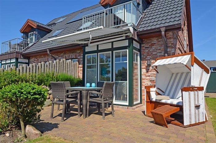 Appartement-Vermietung Bals -  - Hoogenkamp 32 | Wohnung 4 | Sylt | Westerland, 2-Zimmer-EG-Wohnung für 2 Personen mit 1 Schlafzimmer, 1 Badezimmer, ca. 43 m2