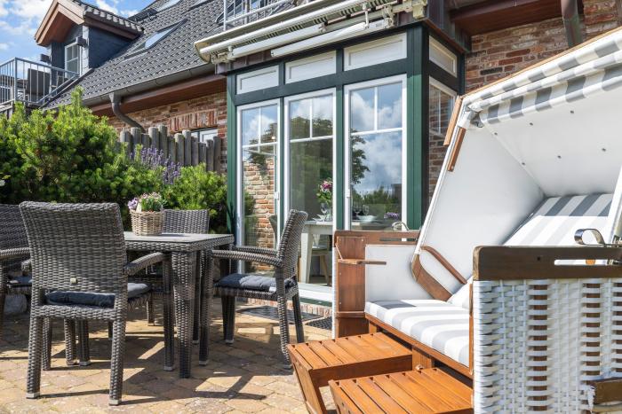 Appartement-Vermietung Bals -  - Hoogenkamp 32 | Wohnung 4 | Sylt | Westerland, 2-Zimmer-EG-Wohnung für 2 Personen mit 1 Schlafzimmer, 1 Badezimmer, ca. 43 m2