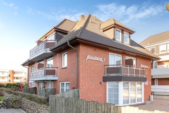 Appartement-Vermietung Bals - Günzburg 3 - Kampstraße 9 | Wohnung 8 | Sylt | Westerland, 3-Zimmer-OG-Wohnung  | Maisonette für 4 Personen mit 2 Schlafzimmer, 1 Badezimmer, ca. 78 m2