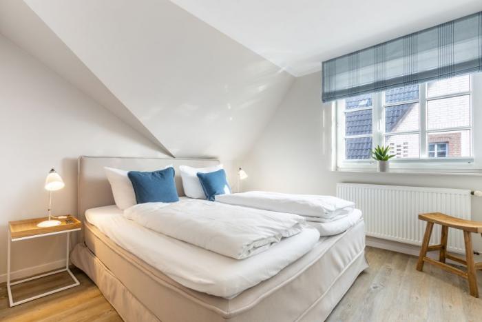 Appartement-Vermietung Bals - Haus Smilla - Kampstraße 34 | Hausteil 1 | Sylt | Westerland, Hausteil für 4 Personen mit 2 Schlafzimmer, 2 Badezimmer, ca. 90 m2