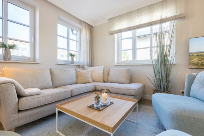 Appartement-Vermietung Bals - Haus Smilla - Kampstraße 34 | Hausteil 2 | Sylt | Westerland, Hausteil für 6 Personen mit 3 Schlafzimmer, 2 Badezimmer, ca. 85 m2