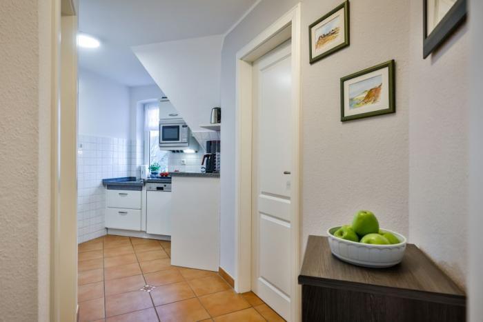 Appartement-Vermietung Bals - Stadthaus Bötticherstraße - Bötticherstraße 2 | Wohnung 4 | Sylt | Westerland, 2-Zimmer-Wohnung im 2. OG für 2 Personen mit 1 Schlafzimmer, 1 Badezimmer, ca. 40 m2