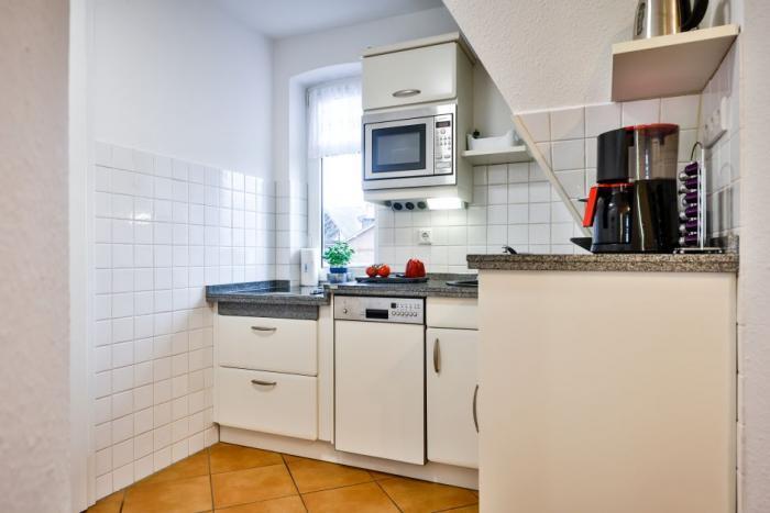 Appartement-Vermietung Bals - Stadthaus Bötticherstraße - Bötticherstraße 2 | Wohnung 4 | Sylt | Westerland, 2-Zimmer-Wohnung im 2. OG für 2 Personen mit 1 Schlafzimmer, 1 Badezimmer, ca. 40 m2