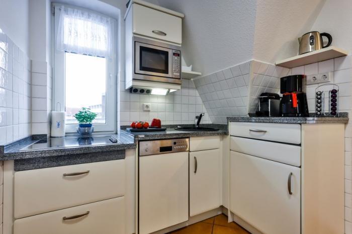 Appartement-Vermietung Bals - Stadthaus Bötticherstraße - Bötticherstraße 2 | Wohnung 4 | Sylt | Westerland, 2-Zimmer-Wohnung im 2. OG für 2 Personen mit 1 Schlafzimmer, 1 Badezimmer, ca. 40 m2