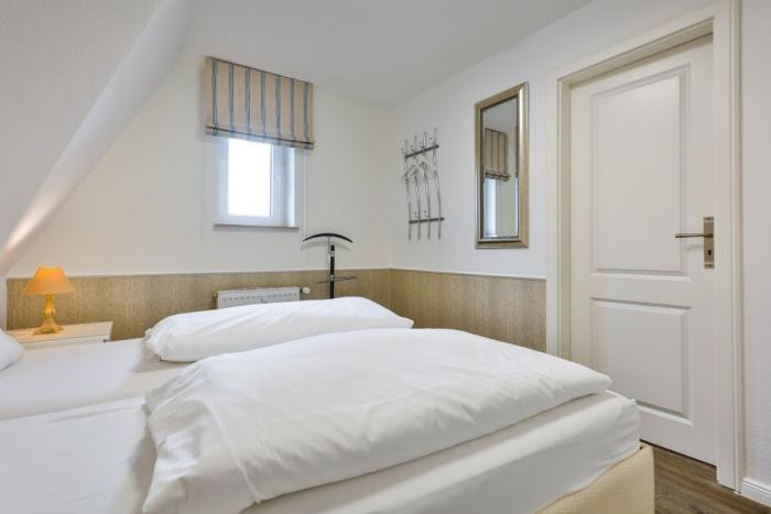 Appartement-Vermietung Bals - Stadthaus Bötticherstraße - Bötticherstraße 2 | Wohnung 5 | Sylt | Westerland, 2-Zimmer-Wohnung im 2. OG für 2 Personen mit 1 Schlafzimmer, 1 Badezimmer, ca. 40 m2