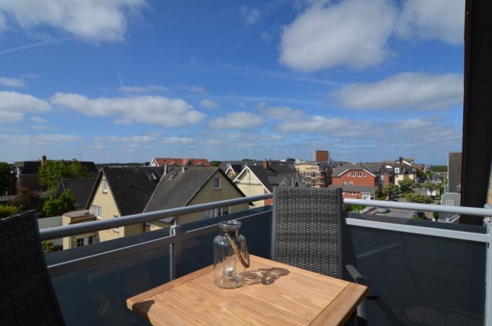 Appartement-Vermietung Bals - Stadthaus Bötticherstraße - Bötticherstraße 2 | Wohnung 7 | Sylt | Westerland, 2-Zimmer-Wohnung im DG für 2 Personen mit 1 Schlafzimmer, 1 Badezimmer, ca. 40 m2