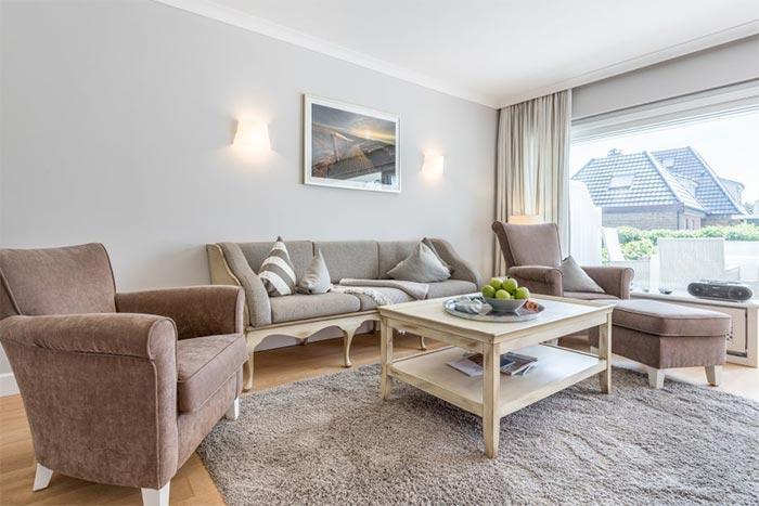 Appartement-Vermietung Bals - Haus Celia - Weidenstieg 4b | Sylt | Wenningstedt, Hausteil für 6 Personen mit 3 Schlafzimmer, 2 Badezimmer, ca. 110 m2