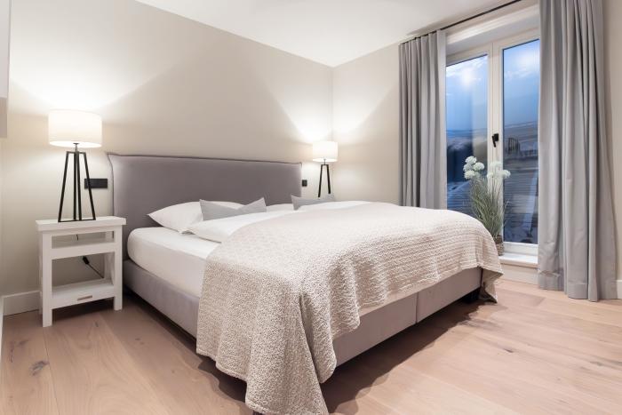 Appartement-Vermietung Bals - Hüs Blue Lobster - Uthlandstraße 18c | Sylt | Westerland, Doppelhaushälfte für 6 Personen mit 3 Schlafzimmer, 2 Badezimmer, Gäste WC, ca. 143 m2