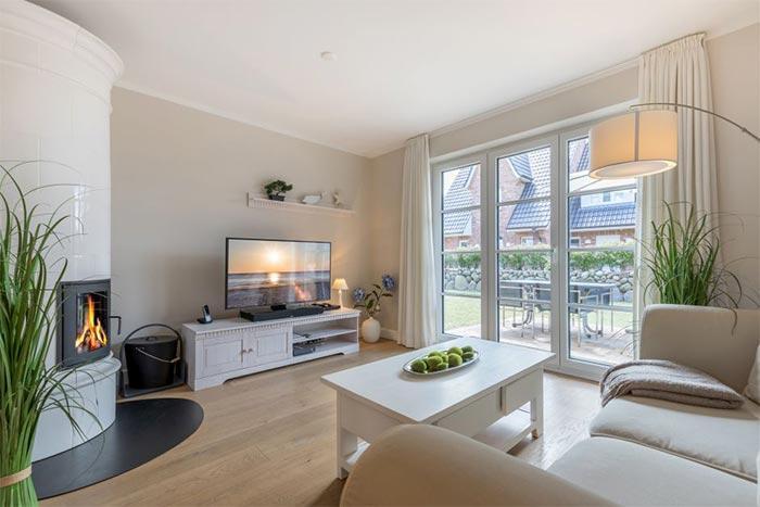 Appartement-Vermietung Bals - Sylter Quartier - Hoyerweg 10c | Haus 6.2 Seestern | Sylt | Westerland, Hausteil für 6 Personen mit 3 Schlafzimmer, 2 Badezimmer, Gäste WC, ca. 97 m2, Grundstück ca. 185 m2