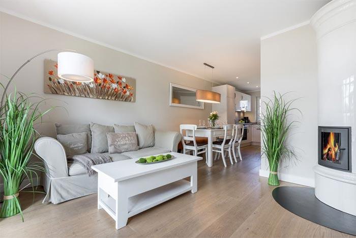 Appartement-Vermietung Bals - Sylter Quartier - Hoyerweg 10c | Haus 6.2 Seestern | Sylt | Westerland, Hausteil für 6 Personen mit 3 Schlafzimmer, 2 Badezimmer, Gäste WC, ca. 97 m2, Grundstück ca. 185 m2