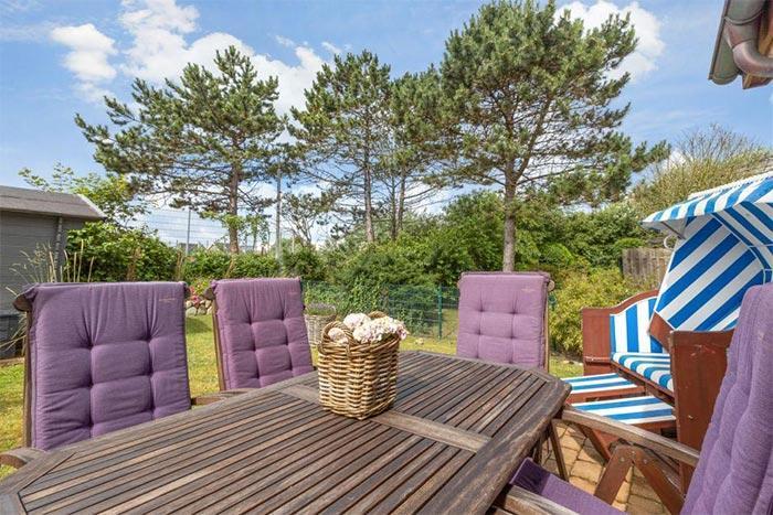 Appartement-Vermietung Bals -  - Kollundweg 33b | Sylt | Westerland, Doppelhaushälfte für 4 Personen mit 2 Schlafzimmer, 2 Badezimmer, ca. 80 m2, Grundstück ca. 300 m2