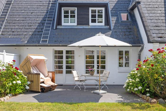 Appartement-Vermietung Bals - Wohnpark Friesenhain - Kollundweg 27a | Sylt | Westerland, 2-Zimmer-EG-Wohnung für 2 Personen mit 1 Schlafzimmer, 1 Badezimmer, ca. 60 m2