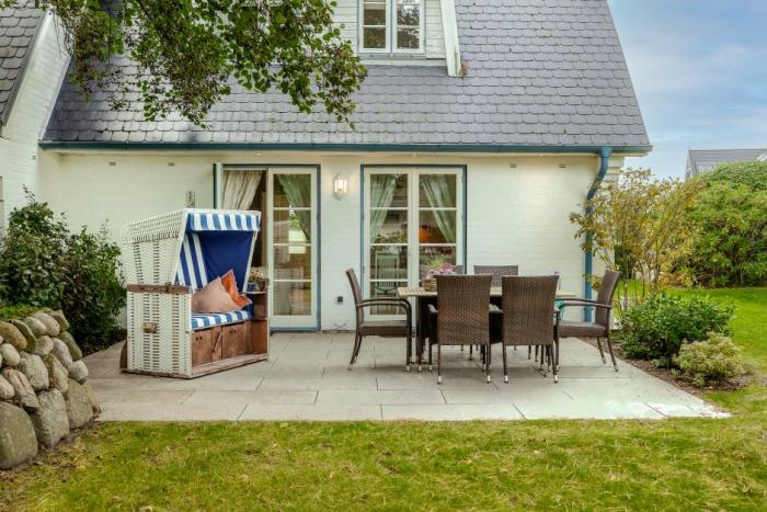 Appartement-Vermietung Bals - Wohnpark Friesenhain - Kollundweg 5 | Sylt | Westerland, Haus für 6 Personen mit 3 Schlafzimmer, 2 Badezimmer, ca. 120 m2, Grundstück ca. 350 m2