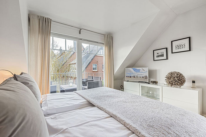 Appartement-Vermietung Bals -  - Kolberger Straße 22 | Wohnung 8 | Sylt | Westerland,  | Maisonette für 2 Personen, 1 Wohn-/Schlafzimmer, 1 Badezimmer, ca. 44 m2