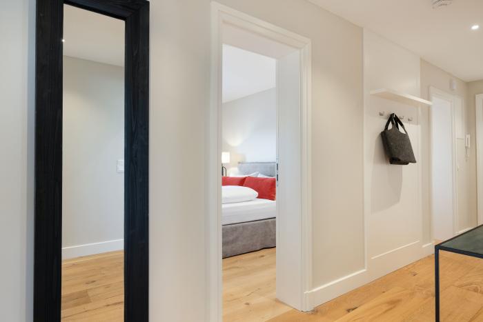 Appartement-Vermietung Bals - Haus Sola Bona - Elisabethstraße 11 | 44 Ocean view | Sylt | Westerland, 3-Zimmer-Penthouse für 4 Personen mit 2 Schlafzimmer, 1 Badezimmer, Gäste WC, ca. 125 m2, Fahrstuhl im Haus