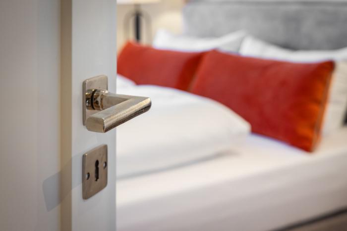 Appartement-Vermietung Bals - Haus Sola Bona - Elisabethstraße 11 | 44 Ocean view | Sylt | Westerland, 3-Zimmer-Penthouse für 4 Personen mit 2 Schlafzimmer, 1 Badezimmer, Gäste WC, ca. 125 m2, Fahrstuhl im Haus