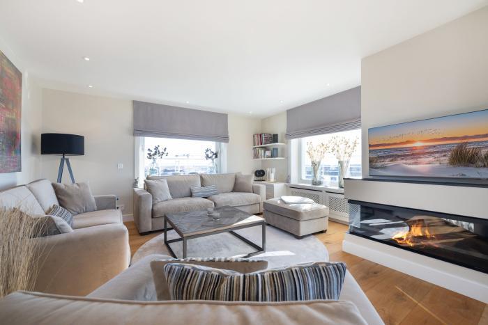 Appartement-Vermietung Bals - Haus Sola Bona - Elisabethstraße 11 | 44 Ocean view | Sylt | Westerland, 3-Zimmer-Penthouse für 4 Personen mit 2 Schlafzimmer, 1 Badezimmer, Gäste WC, ca. 125 m2, Fahrstuhl im Haus