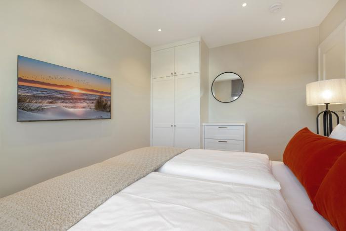 Appartement-Vermietung Bals - Haus Sola Bona - Elisabethstraße 11 | 44 Ocean view | Sylt | Westerland, 3-Zimmer-Penthouse für 4 Personen mit 2 Schlafzimmer, 1 Badezimmer, Gäste WC, ca. 125 m2, Fahrstuhl im Haus