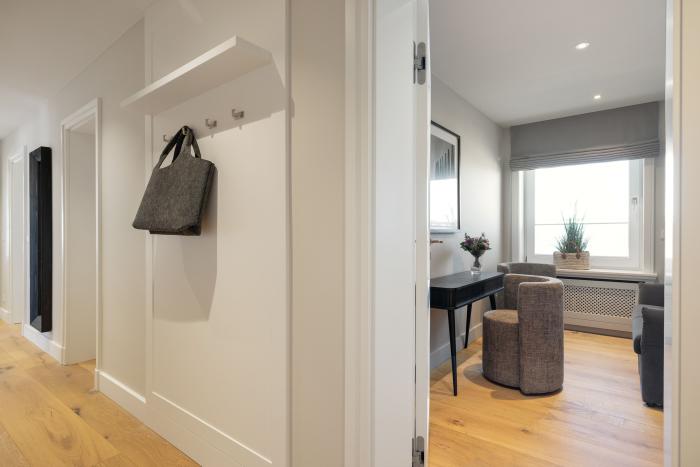 Appartement-Vermietung Bals - Haus Sola Bona - Elisabethstraße 11 | 44 Ocean view | Sylt | Westerland, 3-Zimmer-Penthouse für 4 Personen mit 2 Schlafzimmer, 1 Badezimmer, Gäste WC, ca. 125 m2, Fahrstuhl im Haus