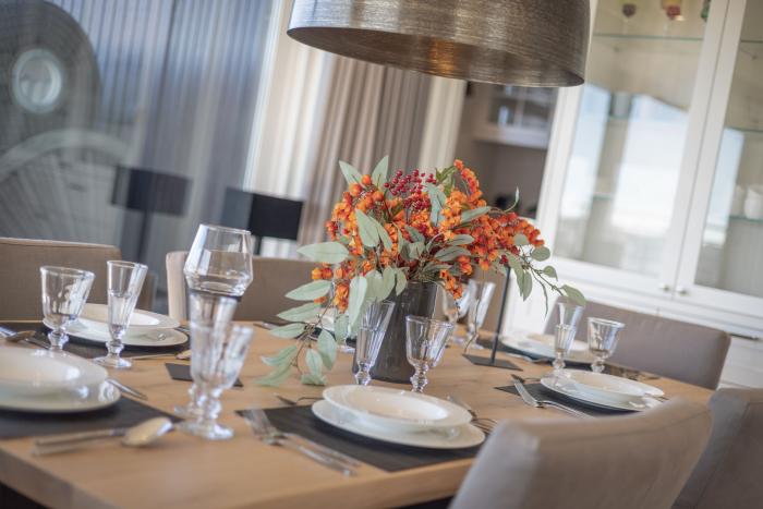 Appartement-Vermietung Bals - Haus Sola Bona - Elisabethstraße 11 | 44 Ocean view | Sylt | Westerland, 3-Zimmer-Penthouse für 4 Personen mit 2 Schlafzimmer, 1 Badezimmer, Gäste WC, ca. 125 m2, Fahrstuhl im Haus