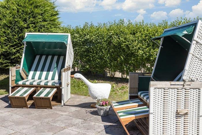 Appartement-Vermietung Bals - Landhaus Feldlerche - Horsatal 4 | Wohnung 3 | Sylt | Wenningstedt, 3-Zimmer-OG-Wohnung  | Maisonette für 3 Personen mit 2 Schlafzimmer, 1 Badezimmer, ca. 57 m2