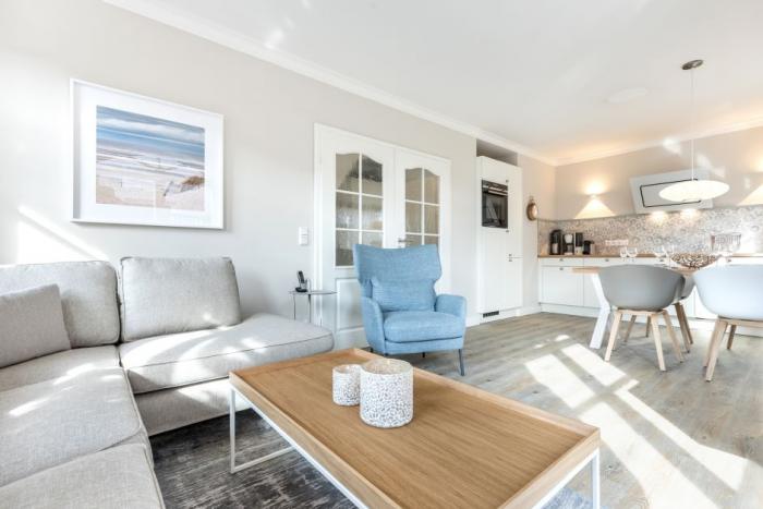 Appartement-Vermietung Bals - Haus Smilla - Kampstraße 34 | Hausteil 1 | Sylt | Westerland, Hausteil für 4 Personen mit 2 Schlafzimmer, 2 Badezimmer, ca. 90 m2