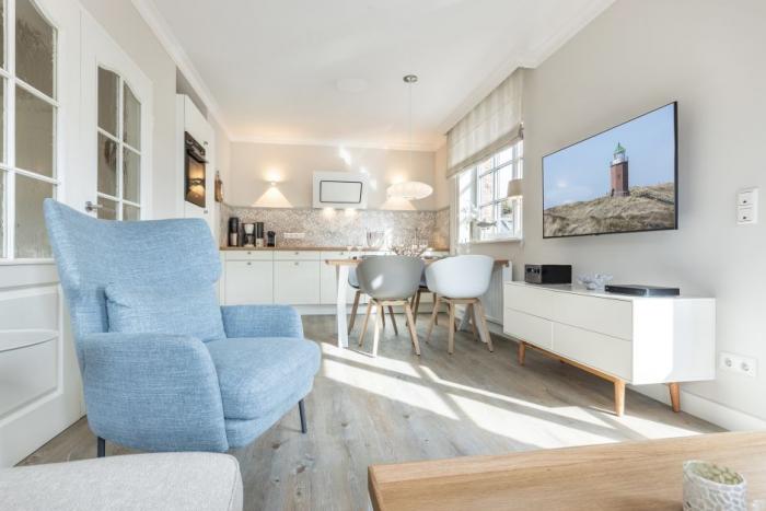 Appartement-Vermietung Bals - Haus Smilla - Kampstraße 34 | Hausteil 1 | Sylt | Westerland, Hausteil für 4 Personen mit 2 Schlafzimmer, 2 Badezimmer, ca. 90 m2