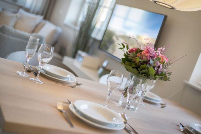Appartement-Vermietung Bals - Haus Smilla - Kampstraße 34 | Hausteil 2 | Sylt | Westerland, Hausteil für 6 Personen mit 3 Schlafzimmer, 2 Badezimmer, ca. 85 m2