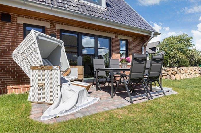 Appartement-Vermietung Bals -  - Bastianstraße 39a | Sylt | Westerland, Doppelhaushälfte für 4 Personen mit 2 Schlafzimmer, 2 Badezimmer, ca. 98 m2